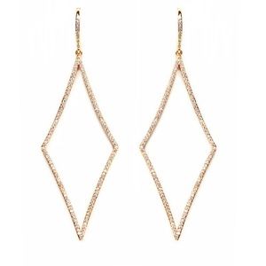 Melanie Auld 18k Rose Gold Plated Earrinngs